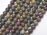 Ruby Apatite, Ruby in Kyanite, 8mm Round Beads-BeadBeyond