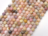 Pink Opal Beads, 6mm (6.4mm)-Gems: Round & Faceted-BeadBeyond