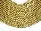 Hematite Beads-Gold, 8mm Round Beads-Gems: Round & Faceted-BeadBeyond