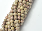Fossil Jasper Beads, 8mm Round Beads-BeadBeyond