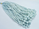 Aquamarine 6mm-14mm Graduated Round-BeadBeyond