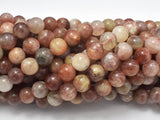 Sunstone Beads, 8mm (8.5mm) Round-Gems: Round & Faceted-BeadBeyond