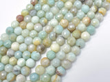 Mystic Coated Amazonite, 6mm (6.3mm) Faceted, AB Coated-Gems: Round & Faceted-BeadBeyond