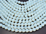 White Opalite Beads, 12mm Faceted Round Beads-Gems: Round & Faceted-BeadBeyond
