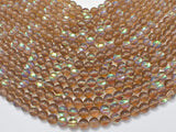 Mystic Aura Quartz-Smoky, 6mm (6.5mm) Round-Gems: Round & Faceted-BeadBeyond