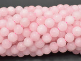 Matte Rose Quartz Beads, 8mm Round beads-Gems: Round & Faceted-BeadBeyond