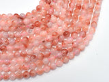 Jade - Peach White 6mm (6.3mm) Round-BeadBeyond