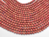 Pink Banded Jasper, 6mm Round Beads-Gems: Round & Faceted-BeadBeyond