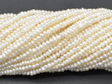 Fresh Water Pearl Beads-White, Approx 2-3mm Potato Beads-Pearls & Glass-BeadBeyond