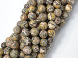 Leopard Skin Jasper Beads, Round, 9mm-Gems: Round & Faceted-BeadBeyond