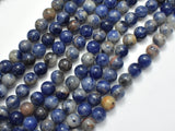 Sodalite Beads, 8mm (8.5mm), Round, 15 Inch-BeadBeyond