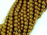 Hematite Beads-Gold, 6mm Round Beads-Gems: Round & Faceted-BeadBeyond