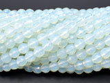 White Opalite Beads, 6 mm Faceted Round Beads-Gems: Round & Faceted-BeadBeyond