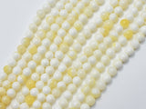 Mother of Pearl Beads, MOP, Creamy White, 6mm Round-Gems: Round & Faceted-BeadBeyond