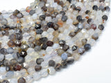 Agate Beads, 6mm Star Cut Faceted Round, 14 Inch-Agate: Round & Faceted-BeadBeyond