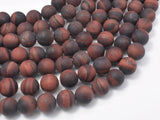 Matte Red Tiger Eye Beads, Round, 10mm, 15 Inch-Gems: Round & Faceted-BeadBeyond