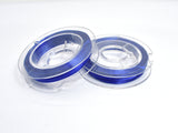 2Rolls Dark Blue Stretch Elastic Beading Cord, 0.5mm-BeadBeyond