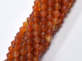 Carnelian-Orange 8mm Bell Beads, 14 Inch-BeadBeyond