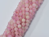 Jade - Pink 8mm Round Beads-BeadBeyond