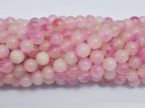 Jade - Pink 8mm Round Beads-BeadBeyond