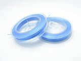 2Rolls Blue Stretch Elastic Beading Cord, 0.5mm, 2 Rolls-20 Meters-Metal Findings & Charms-BeadBeyond