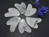 Clear Quartz Gua Sha Tool-Gems:Assorted Shape-BeadBeyond