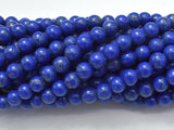 Lapis Blue Turquoise Howlite, 6mm (6.3mm)-Gems: Round & Faceted-BeadBeyond