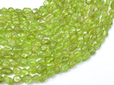 Peridot Beads, Approx. 5x6mm Nugget Beads, 15.5 Inch-Gems: Nugget,Chips,Drop-BeadBeyond