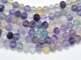 Fluorite Beads, Rainbow Fluorite, 2.3x3.2mm Micro Faceted Rondelle-Gems:Assorted Shape-BeadBeyond