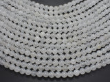 White Jade Beads, Round, 6mm (6.4mm), 15 Inch-BeadBeyond