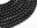 Black Lava Beads, Round, 8mm-Gems: Round & Faceted-BeadBeyond