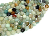 Amazonite Beads, 8mm Star Cut Faceted Round-Gems: Round & Faceted-BeadBeyond