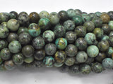 African Turquoise Beads, 8mm (8.6mm) Round-BeadBeyond
