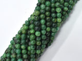 Verdite, African Jade, 4mm (4.7mm) Round Beads-BeadBeyond