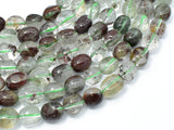 Phantom Quartz, Lodolite Quatz, Approx 9x11mm Nugget Beads-Gems: Nugget,Chips,Drop-BeadBeyond