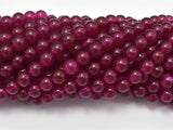 Jade Beads-Ruby, 6mm (6.4mm) Round Beads-Gems: Round & Faceted-BeadBeyond