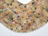 Mixed Rutilated Quartz, 8mm (8.5mm) Round-Gems: Round & Faceted-BeadBeyond