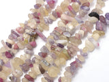 Pink Tourmaline, 7-10mm, Chips, 32 Inch-BeadBeyond