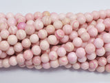 Pink Queen Conch Shell 6mm Round-BeadBeyond