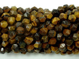 Tiger Eye, Round, 6mm, Star Cut Faceted Round-Gems: Round & Faceted-BeadBeyond