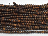 Tiger Skin Sandalwood Beads, 6mm Round Beads-Wood-BeadBeyond