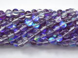 Mystic Aura Quartz-Purple, 6mm (6.3mm) Round-Gems: Round & Faceted-BeadBeyond