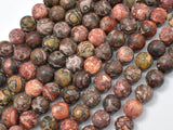 Leopard Skin Jasper, 8mm (8.5mm) Round beads-Gems: Round & Faceted-BeadBeyond
