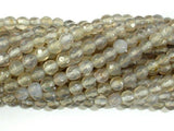 Gray Agate Beads, 4mm Faceted Round-Agate: Round & Faceted-BeadBeyond