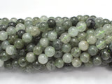 Green Rutilated Quartz Beads, 8mm Round Beads-Gems: Round & Faceted-BeadBeyond