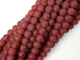 Matte Carnelian Beads, 6mm Round Beads-Gems: Round & Faceted-BeadBeyond
