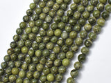 Alligator Skin Jasper Beads, Green Brecciated Jasper, Round, 6mm-Gems: Round & Faceted-BeadBeyond