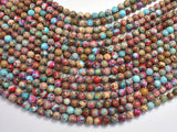 Impression Jasper-Red & Blue 6mm Round-BeadBeyond