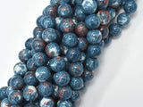 Rain Flower Stone, Gray, 8mm Round Beads-Gems: Round & Faceted-BeadBeyond