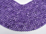 Jade Beads - Purple, 6mm Round-BeadBeyond